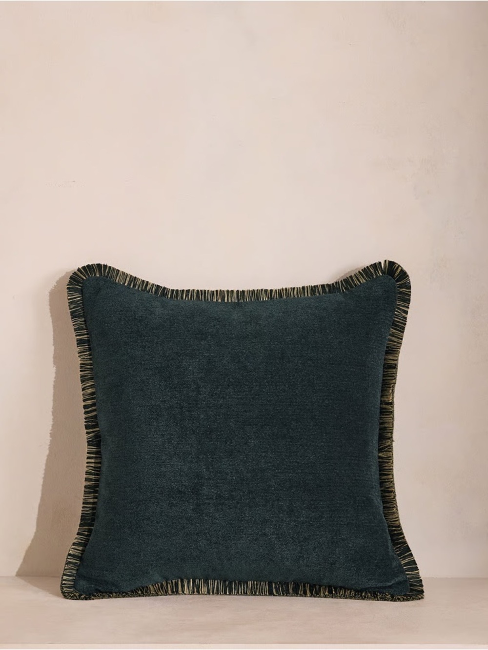 Soho Home Orlaine Linen & Chenille Cushion Set (2) | Fringe